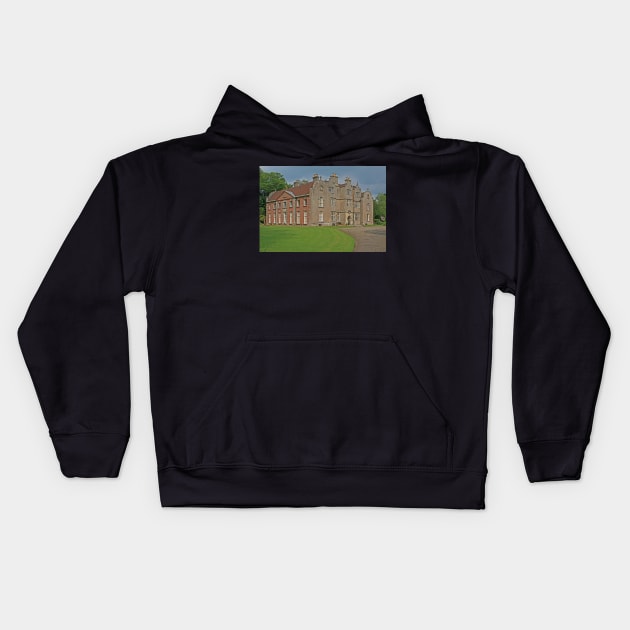 Double Frontage Kids Hoodie by RedHillDigital